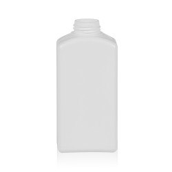 250 ml bottle Standard Square HDPE white 28.410