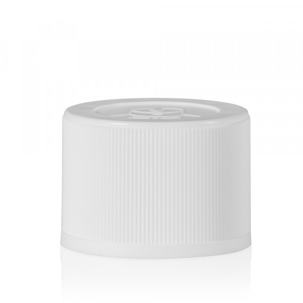 Childproof screwcap PP white 24.410