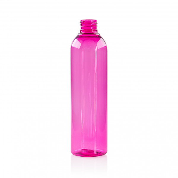 250 ml bottle Basic Round PET Pink 24.410