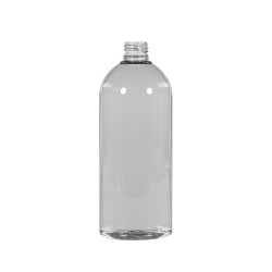 500 ml bottle Basic Round 100% Recycled PET transparent 24.410