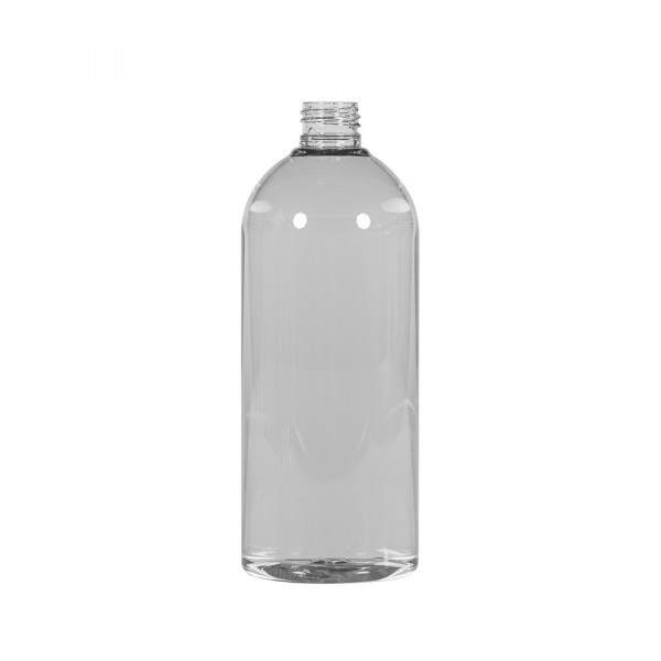 500 ml bottle Basic Round Recycled PET transparent 24.410