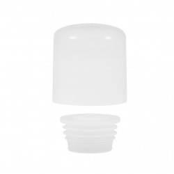 Screwcap + insert PP white 24.410