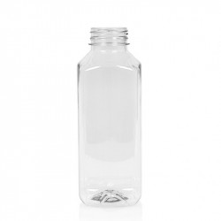 750 ml juice bottle Juice Square PET transparent