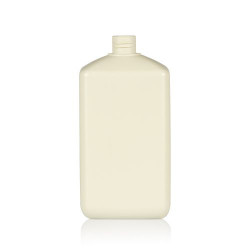 1000 ml Flasche Standard Square recycelten HDPE ivory 28.410