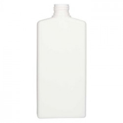 250 ml bottle Mailbox Rectangle HDPE white 24.410