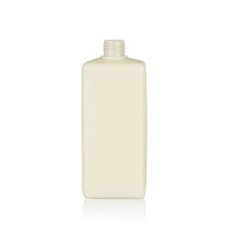 500 ml bottle Standard Square recycled HDPE ivory 28.410