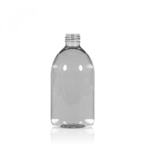 500 ml bottle Soap recycled PET transparent 28.410
