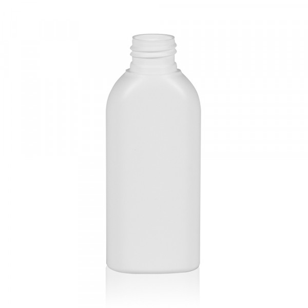 100 ml bottle Basic Oval HDPE white 24.410
