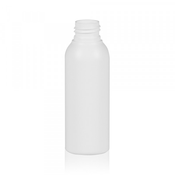 100 ml bottle Basic Round HDPE white 24.410