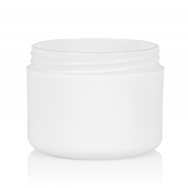 100 ml jar Frosted Soft PP white double-walled