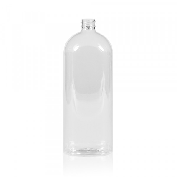 1000 ml bottle Basic Oval PET transparent 28.410