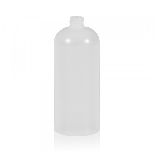 1000 ml bottle Basic Round HDPE natural 28.410