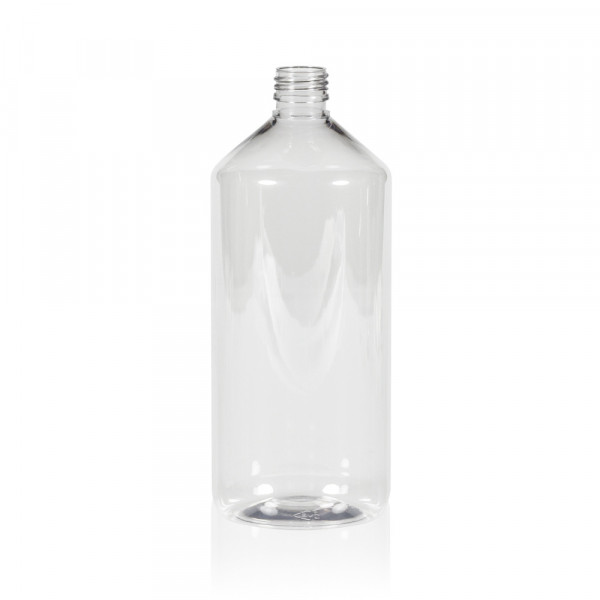 1000 ml bottle Pharma PET transparent 28.410
