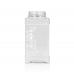 1000 ml Spice square PET transparent