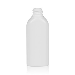 125 ml bottle Basic Oval HDPE white 24.410