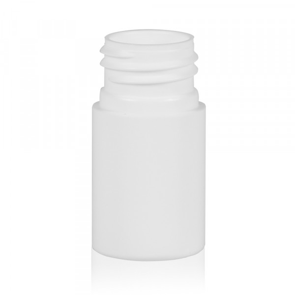 15 ml bottle Basic Round HDPE white 24.410