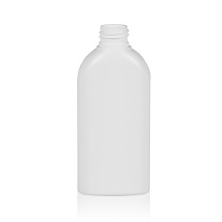 150 ml bottle Basic Oval HDPE white 24.410