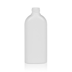 200 ml bottle Basic Oval HDPE white 24.410