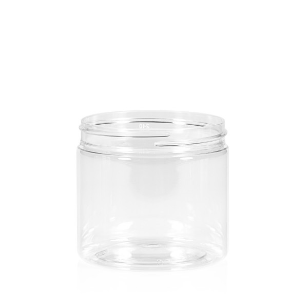 200 ml Clear cylinder PET transparent