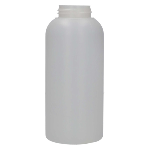 500 ml bottle Compact round HDPE natural 567