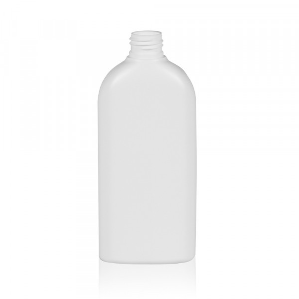 250 ml bottle Basic Oval HDPE white 24.410