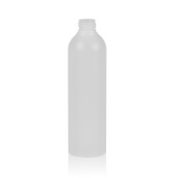 250 ml bottle Basic Round HDPE natural 24.410