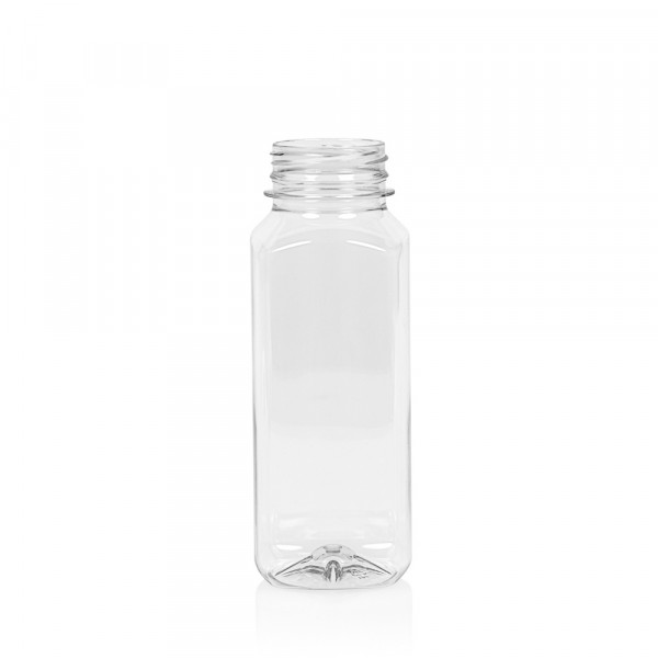 250 ml juice bottle Juice Square PET transparent