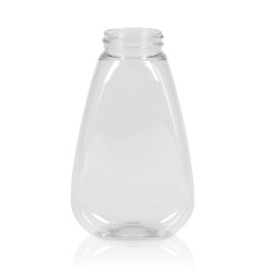 250 ml squeeze bottle Sauce oval PET transparent 38.400