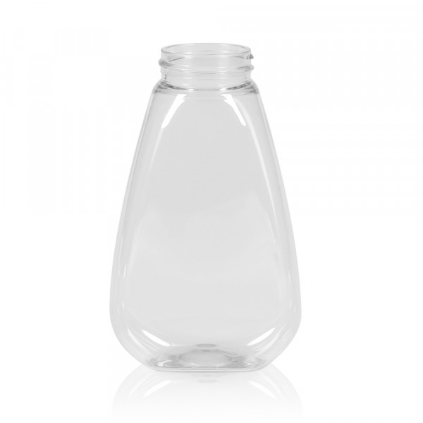 250 ml squeeze bottle Sauce oval PET transparent 38.400