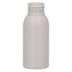 50 ml bottle Basic Round recycled HDPE Ivory 24.410