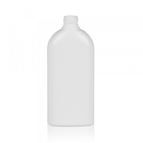 300 ml bottle Basic Oval HDPE white 24.410
