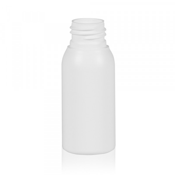 50 ml bottle Basic Round HDPE white 24.410
