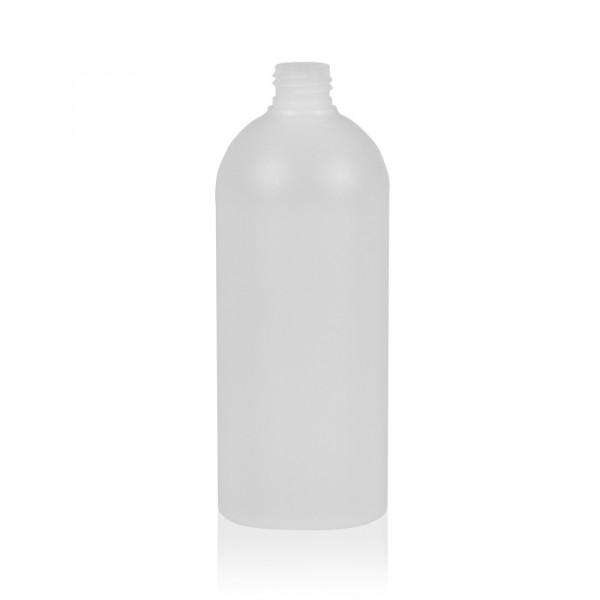 500 ml bottle Basic Round HDPE natural 24.410