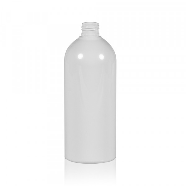 500 ml bottle Basic Round PET white 24.410