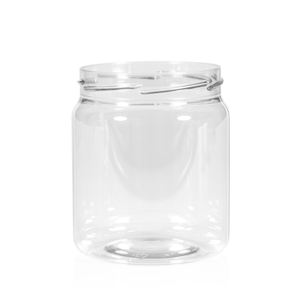 500 ml Clear cylinder PET transparent