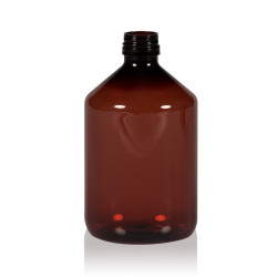 500 ml bottle Pharma PET brown 28.410