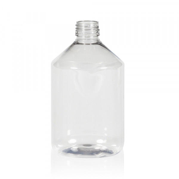 500 ml bottle Pharma PET transparent 28.410