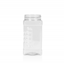 500 ml Spice square PET transparent