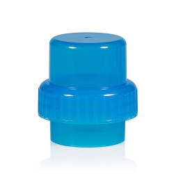 Dosingcap PP blauw 567