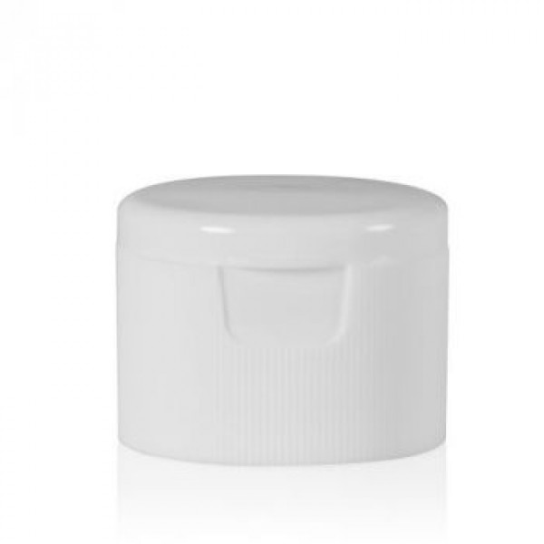 Fliptopcap Rilled PP white 28.410
