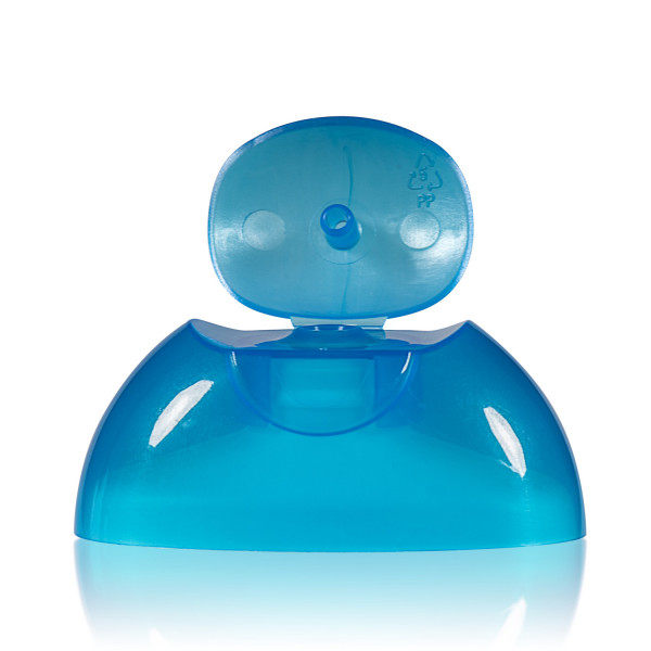 Fliptopcap PP blauw 343