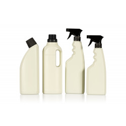 100% Recycled Multi R-HDPE bottles