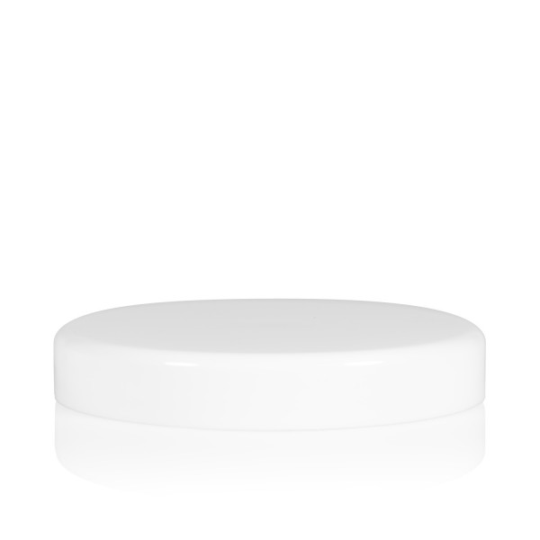 Screw lid Big clear 100 mm white