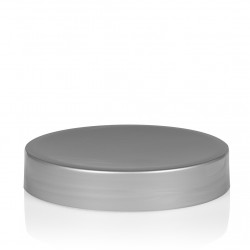 Screw lid Glossy sharp 100 ml PP silver