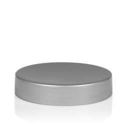 Screw lid Glossy sharp 50 ml PP silver