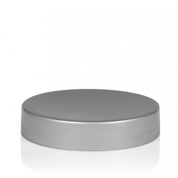 Screw lid Glossy sharp 50 ml PP silver