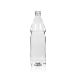 1000 ml bottle Water PET transparent 28PCO