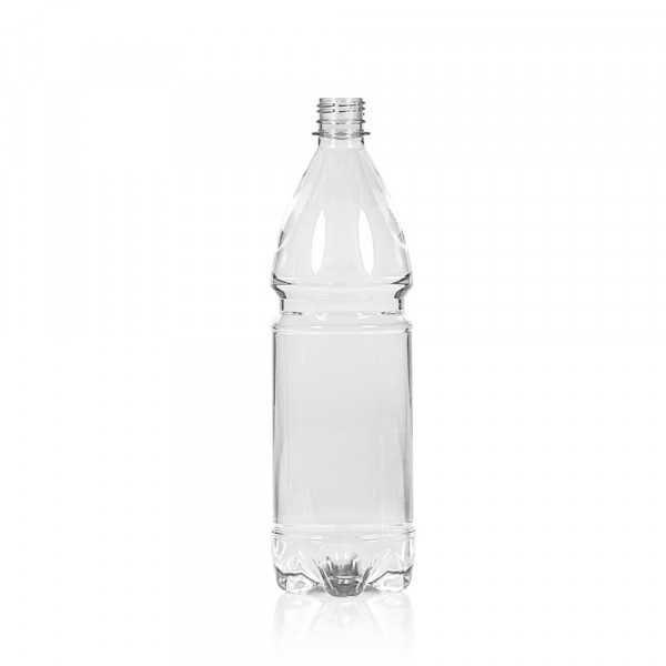1000 ml bottle Water PET transparent 28PCO